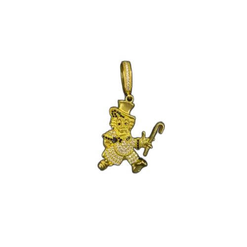 pingente tio patinhas cravejado - infinity 18k