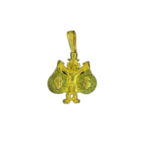 pingente tio patinhas cravejado 2 - infinity 18k