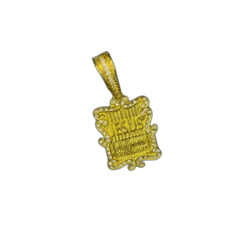 pingente pergaminho cravejado - infinity 18k