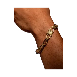 Pulseira imperador 10mm - infinity 18k