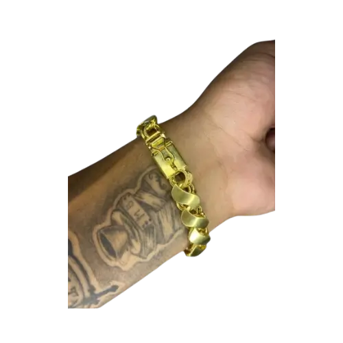 Pulseira friso s 12mm - infinity 18k